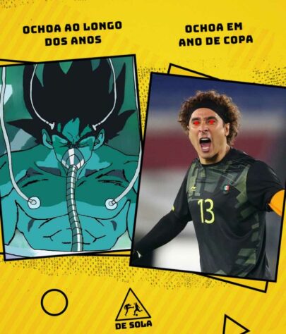 Copa do Mundo - Guillermo Ochoa, goleiro do México, ganha memes após defender pênalti de Robert Lewandowski, da Polônia.