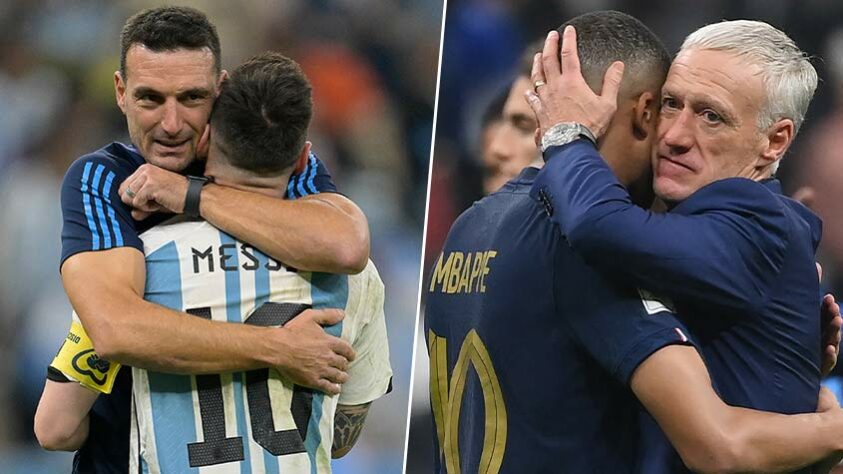 Scaloni (Lazio): trocou camisa com Messi quando ainda era jogador. Em 2022, o técnico foi comandante do título da Copa do Mundo do argentino.