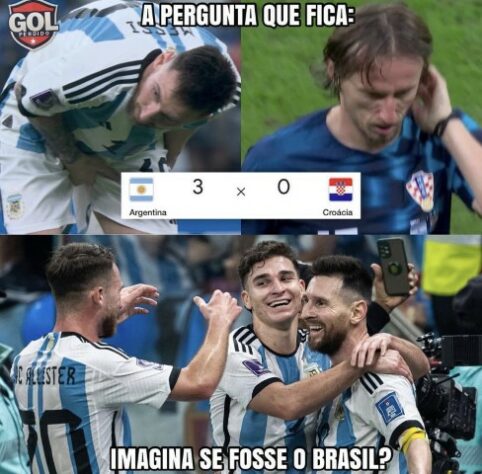 Argentina x Croácia: veja os memes do jogo da Copa do Mundo