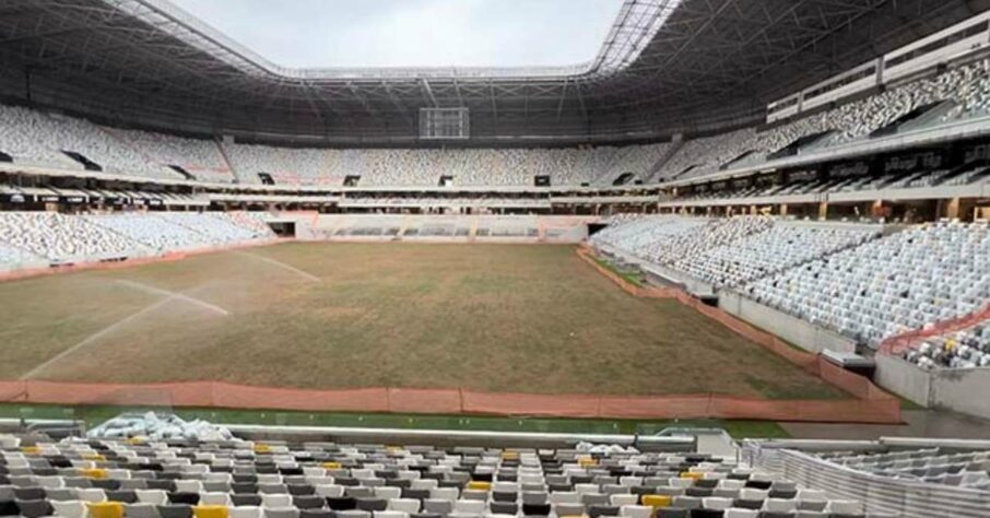 As obras da nova Arena do Atlético-MG estão cada vez mais próximas da conclusão