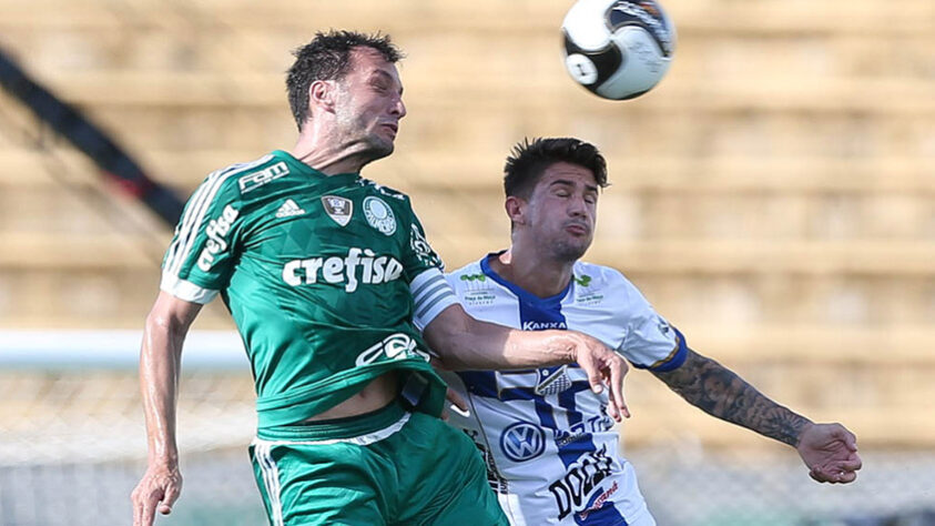 Edu Dracena: zagueiro - 41 anos atualmente - Com uma idade mais avançada, o defensor chegou após ter bagagem no Santos e Corinthians. Hoje, Dracena está aposentado. O Verdão foi o último clube de sua carreira.