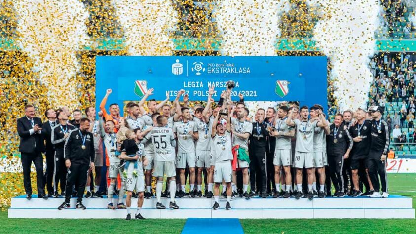 Polônia: Legia Warszawa (último título na temporada 2020/21) - 15 títulos