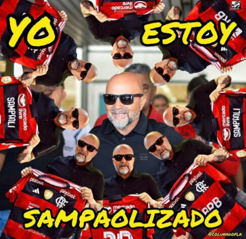 Sampaoli, Marinho e Pedro protagonizam memes da vitória do Flamengo sobre o Ñublense pela Libertadores