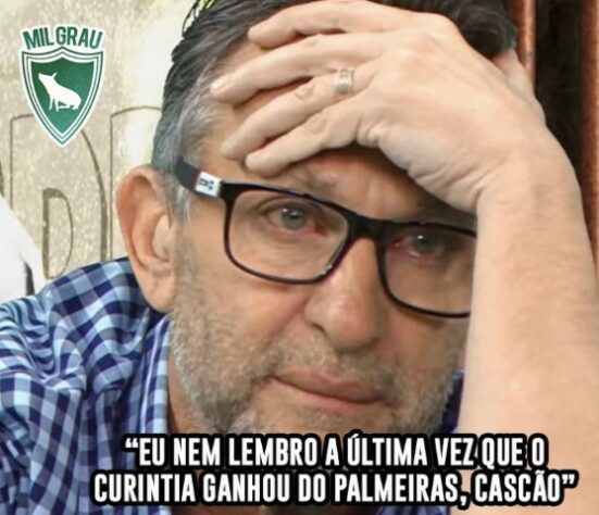 Os melhores memes de Palmeiras 2 x 1 Corinthians pela 3ª rodada do Brasileirão 2023