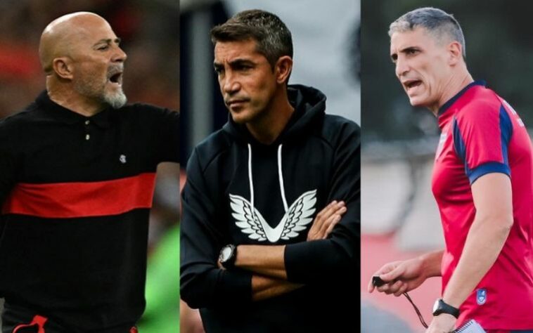 Com a possível chegada de Bruno Lage ao Atlético-MG, o futebol brasileiro pode ganhar mais um treinador estrangeiro para a temporada 2023. Só no Brasileirão, quase metade dos clubes têm comandantes nascidos fora do país e o caso também pode ser visto na Série B. Nesta galeria, o LANCE! mostra quem são eles. Confira!