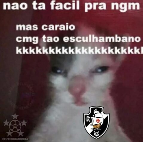 Em último no Brasileirão e ameaçado de um novo rebaixamento, Vasco é alvo de memes nas redes sociais.