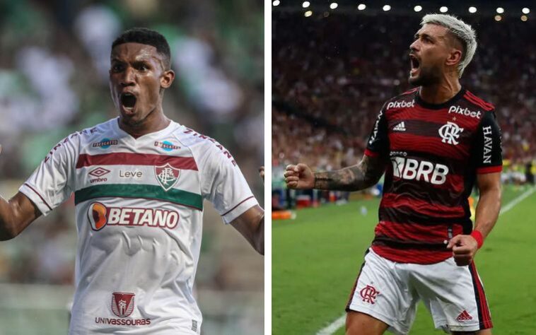 Lelê (Fluminense) x Arrascaeta (Flamengo)