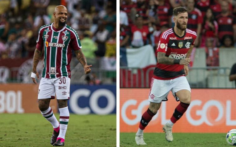 Felipe Melo (Fluminense) x Léo Pereira (Flamengo)