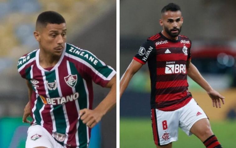 André (Fluminense) x Thiago Maia (Flamengo)