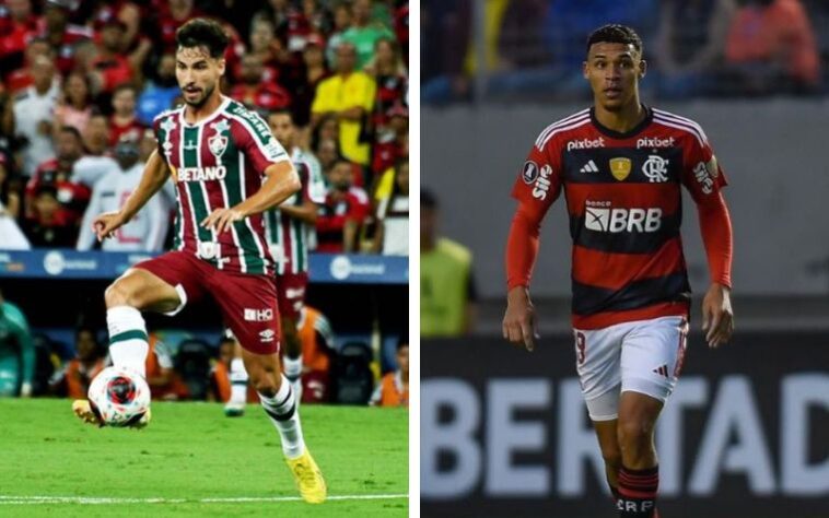 Martinelli (Fluminense) x Victor Hugo (Flamengo)