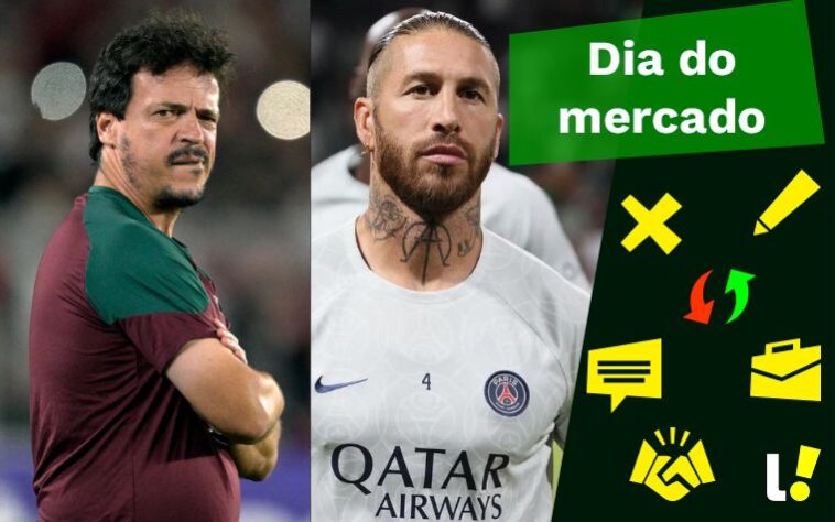 Diniz na Seleção, clube fecha as portas para retorno de Sergio Ramos... tudo isso e muito mais você confere no resumo do Dia do Mercado desta terça-feira (4)! 