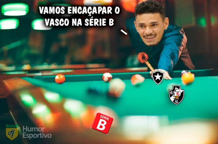 Cruzmaltino teve mais uma péssima atuação, não conseguiu segurar o Glorioso e saiu do Nilton Santos com mais uma derrota no Brasileirão. Nas redes sociais, não faltaram memes enaltecendo a grande fase do líder Botafogo e também com provocações ao rival, que permanece na zona de rebaixamento. Confira! (Por Humor Esportivo)