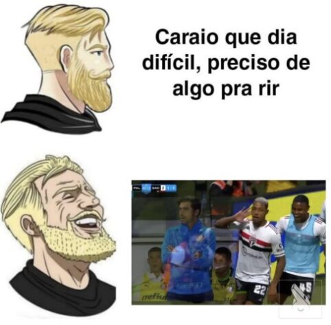 Nem com o VAR? Torcedores do São Paulo provocam o Palmeiras em memes após classificação na Copa do Brasil