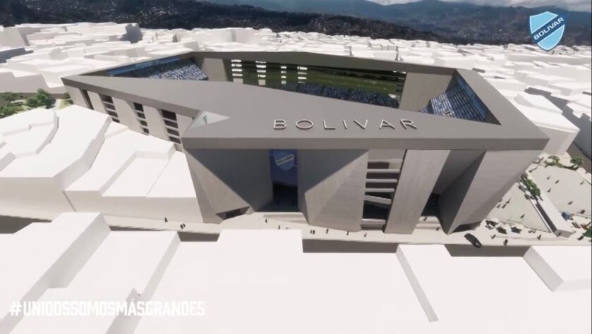 Galeria: futuro estádio do Bolívar em imagens