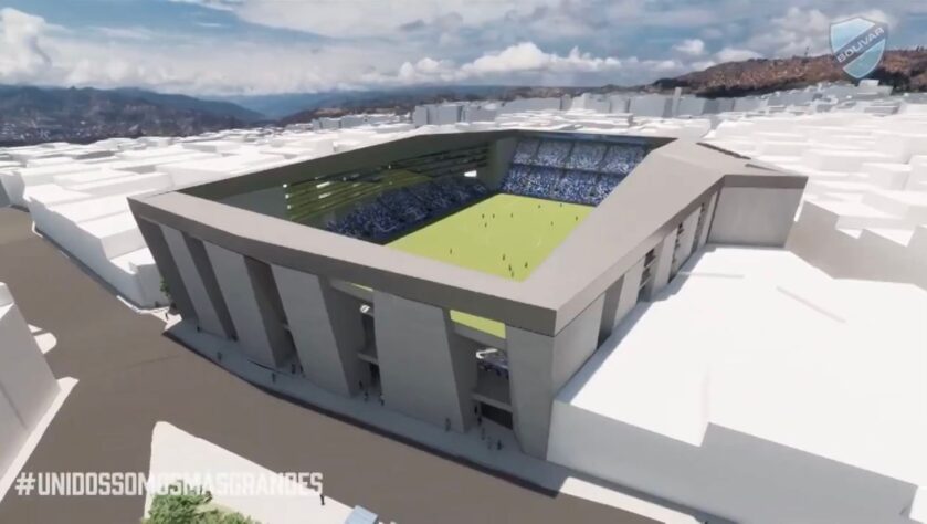 Galeria: futuro estádio do Bolívar em imagens