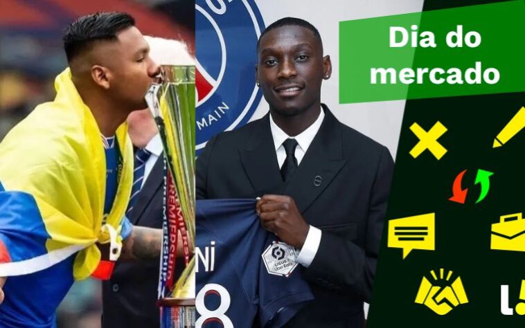 Santos próximo de atacante colombiano, PSG anuncia Kolo Muani... tudo isso e muito mais você confere no resumo do Dia do Mercado deste sábado (2)!