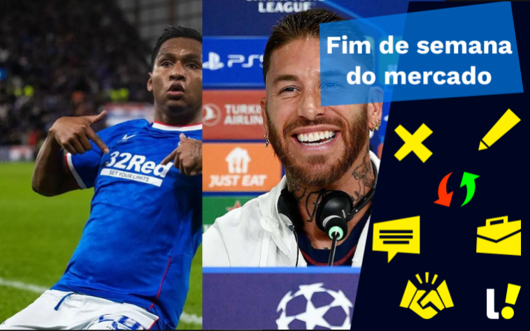 Alfredo Morelos próximo de ser oficializado como reforço do Santos, Sergio Ramos perto do Sevilla… Tudo isso e muito mais você confere no resumo do Dia do Mercado deste final de semana.