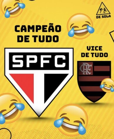 Título inédito do São Paulo na Copa do Brasil rende enxurrada de memes nas redes sociais. Torcedores do Tricolor enalteceram Dorival Júnior e Flamengo sofreu com provocações após novo "cheirinho".