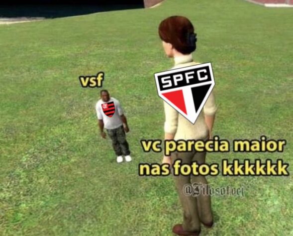 Título inédito do São Paulo na Copa do Brasil rende enxurrada de memes nas redes sociais. Torcedores do Tricolor enalteceram Dorival Júnior e Flamengo sofreu com provocações após novo "cheirinho".