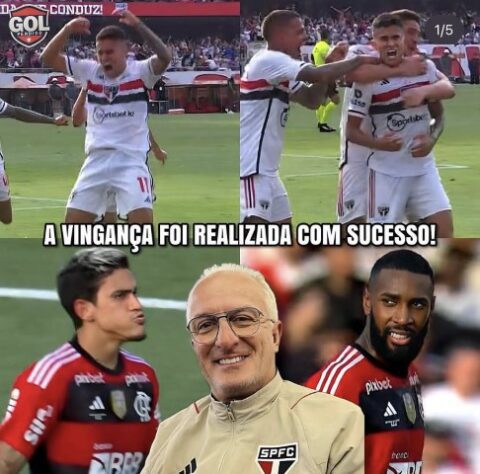 Título inédito do São Paulo na Copa do Brasil rende enxurrada de memes nas redes sociais. Torcedores do Tricolor enalteceram Dorival Júnior e Flamengo sofreu com provocações após novo "cheirinho".