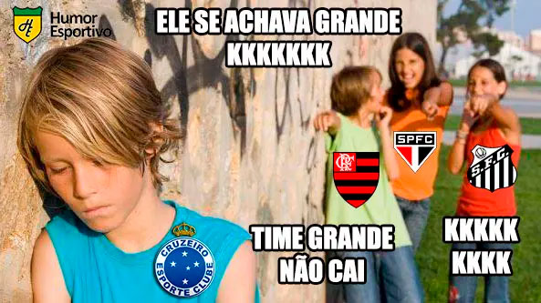 Por muito tempo, a frase "time grande não cai" foi utilizada por diversos clubes brasileiros. Com o passar do tempo (em conjunto com más gestões), muitos torcedores pararam de usar tal afirmativa.