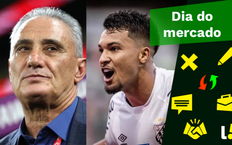 Santos prepara saída de Marcos Leonardo, Tite se apresenta no Flamengo… tudo isso e muito mais no resumo do Dia do Mercado desta terça-feira (10)