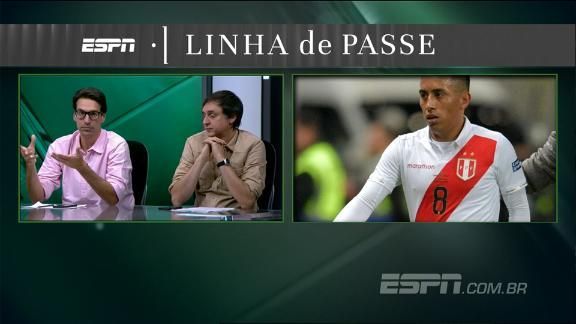 CUEVA NA SELEÇÃO BRASILEIRA: "A seleção brasileira não tem um jogador com a criatividade do Cueva" disse Arnaldo Ribeiro na bancada do 'Linha de Passe', para a revolta de todos os presentes. 