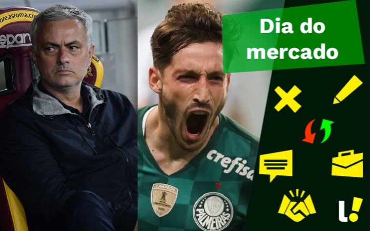 Mourinho na mira de time saudita, Flamengo próximo de lateral ex-Palmeiras... veja isso e muito mais no resumo do Dia do Mercado desta sexta-feira (19)! 