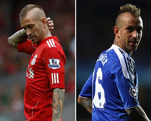 RAUL MEIRELES - Liverpool: 5 gols em 44 jogos; Chelsea: 6 gols em 48 jogos. 