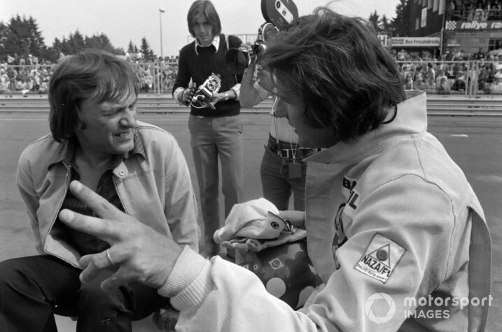 Wilsinho Fittipaldi e Bernie Ecclestone, em 1972. 