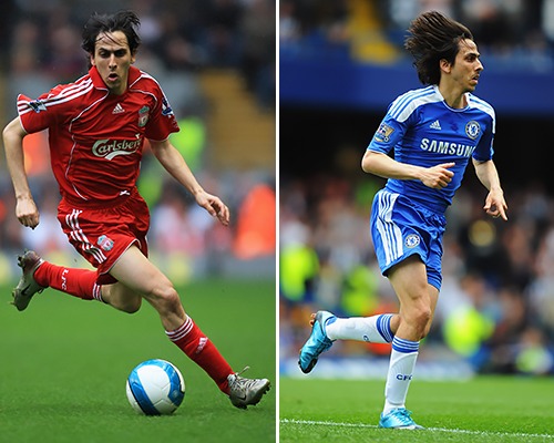 YOUSSI BENAYOUN - Liverpool: 29 gols em 134 jogos; Chelsea: 1 gol em 24 jogos. 