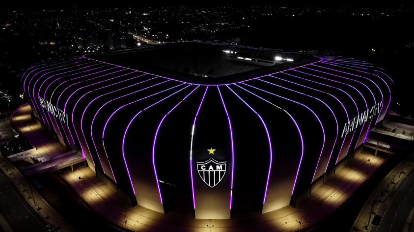 Atlético-MG - A arena MRV, do Galo, entrou em vigor com um acordo de R$ 60 milhões por dez anos.