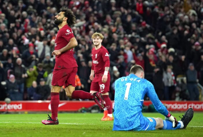 3- Liverpool 7x0 Manchester United - Na temporada 2022/23, o Liverpool de Salah acabou com o United do recém chegado Erik ten Hag. Uma goleada que vai estar para sempre na história.