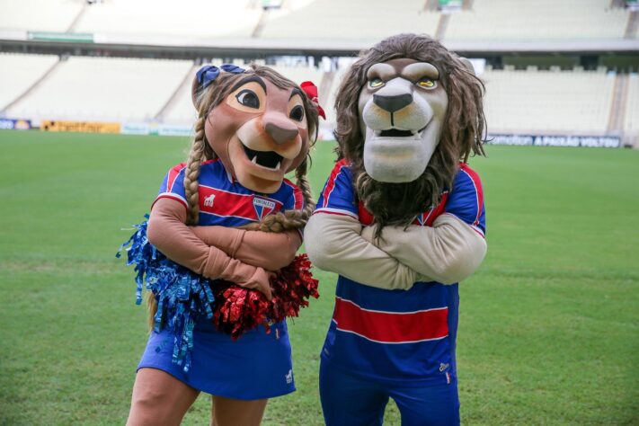 Fortaleza - O clube tem o Leão como mascote representando a garra dos jogadores que atuaram pelo clube.