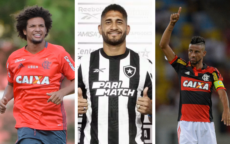 Flamengo e Botafogo fazem clássico nesta quarta (12), pela sétima rodada da fase de grupos do Campeonato Carioca, e aqui trazemos jogadores que atuaram em ambos os rivais: confira!