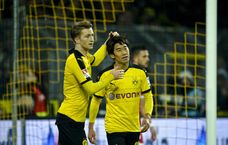 Marco Reus e Shinji Kagawa