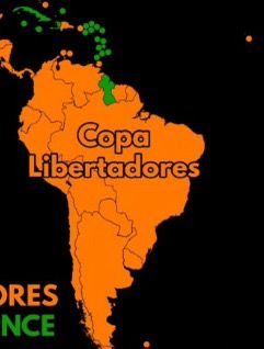 Já na América do Sul, quem manda é a Libertadores 