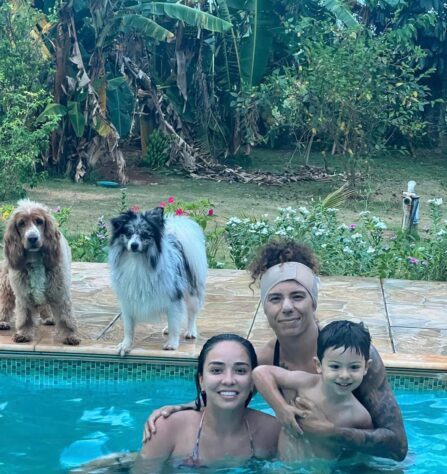 Cristiane, atacante do Flamengo, é mamãe do Bento 