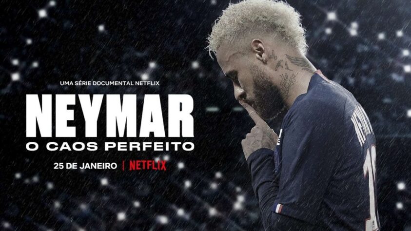 Neymar: o caos perfeito - Para os fãs de Neymar, fica como indicação a minissérie documental da Netflix que estreou em janeiro de 2022. A série oferece uma visão aprofundada da vida e carreira de Neymar Jr., um dos jogadores de futebol mais talentosos e polarizadores da atualidade.