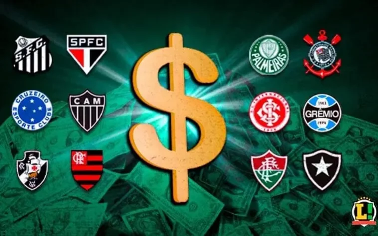 As dívidas do top 20 dos clubes brasileiros em 2023 atingiram o menor valor desde 2011. Veja o ranking completo! (Todos os números são em milhões de reais e baseados em relatórios da Sports Values)