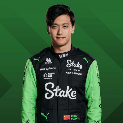 19º lugar: Guanyu Zhou (CHI) - Equipe: Sauber - Pontos: 0