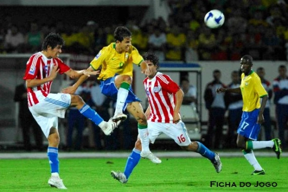 Brasil 2 x 1 Paraguai - Eliminatórias para Copa do Mundo de 2010.