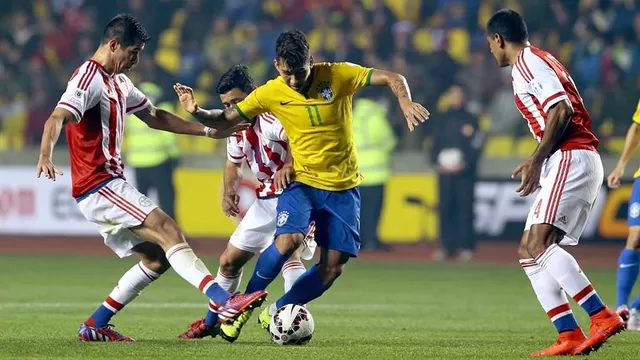 Brasil 1 x 1 Paraguai (3-4 pênaltis) - Quartas de final da Copa América 2015.