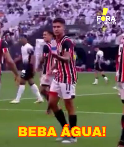 No meio do CAOS que foi Corinthians e São Paulo, o Rodrigo Nestor lembrou da importância de beber água nesta época tão seca do ano. Hidrate-se!