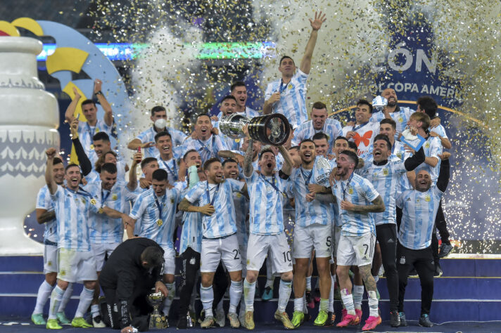 Copa América 2021 - Argentina 1x0 Brasil - Argentina campeã