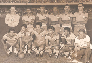 Brasil 7 x 1 Costa Rica - Fase de Grupos do Panamericano de 1956.