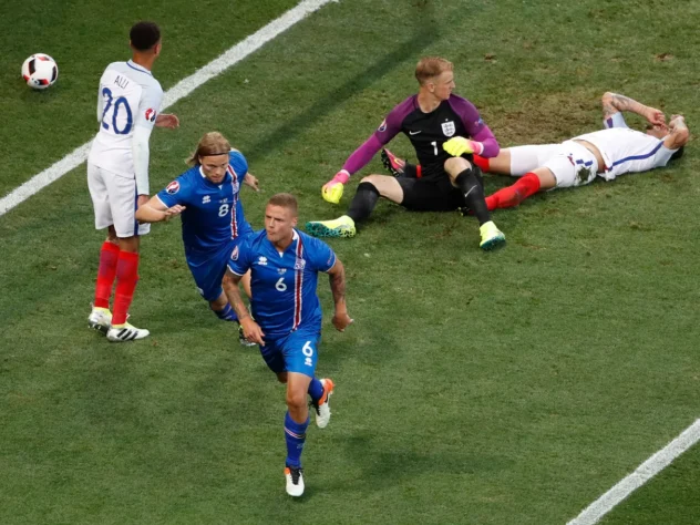 Inglaterra 2016 - eliminada para Islândia nas oitavas de final