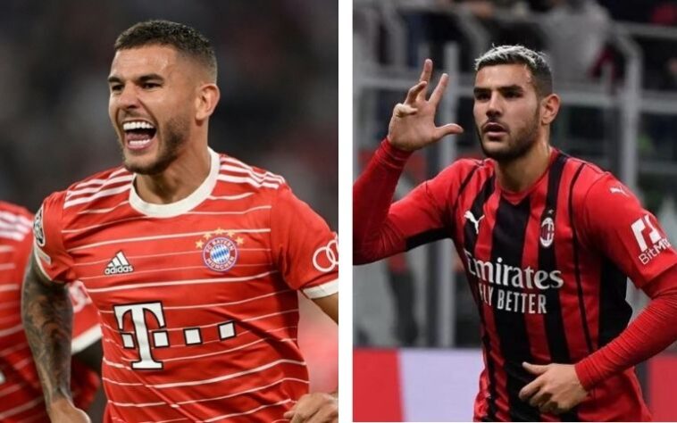 Lucas Hernandez (Bayern de Munique) e Theo Hernandez (Milan)