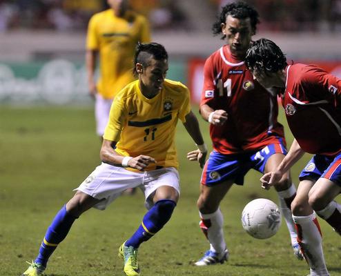 Costa Rica 0 x 1 Brasil - Amistoso de Seleções de 2011.