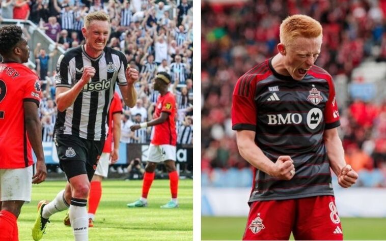 Sean Longstaff (Newcastle) e Matthew Longstaff (Toronto FC)